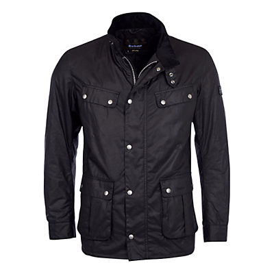 Barbour International Duke Wax Jacket Black Barbour International Duke Wax Jacket Black